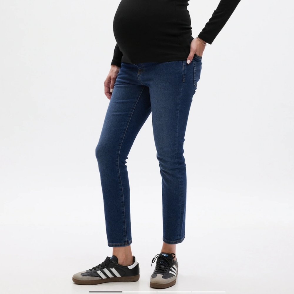 GAP Maternity True Waistband Full Panel Vintage Slim Jeans - TALL